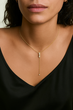 Load image into Gallery viewer, Celeste Lariat Necklace