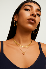Load image into Gallery viewer, Bold Herringbone Chain Necklace