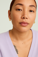 Load image into Gallery viewer, Chunky Crescent Hoops