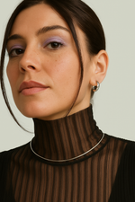 Load image into Gallery viewer, Chunky Crescent Hoops