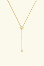 Load image into Gallery viewer, Halo Lariat Necklace