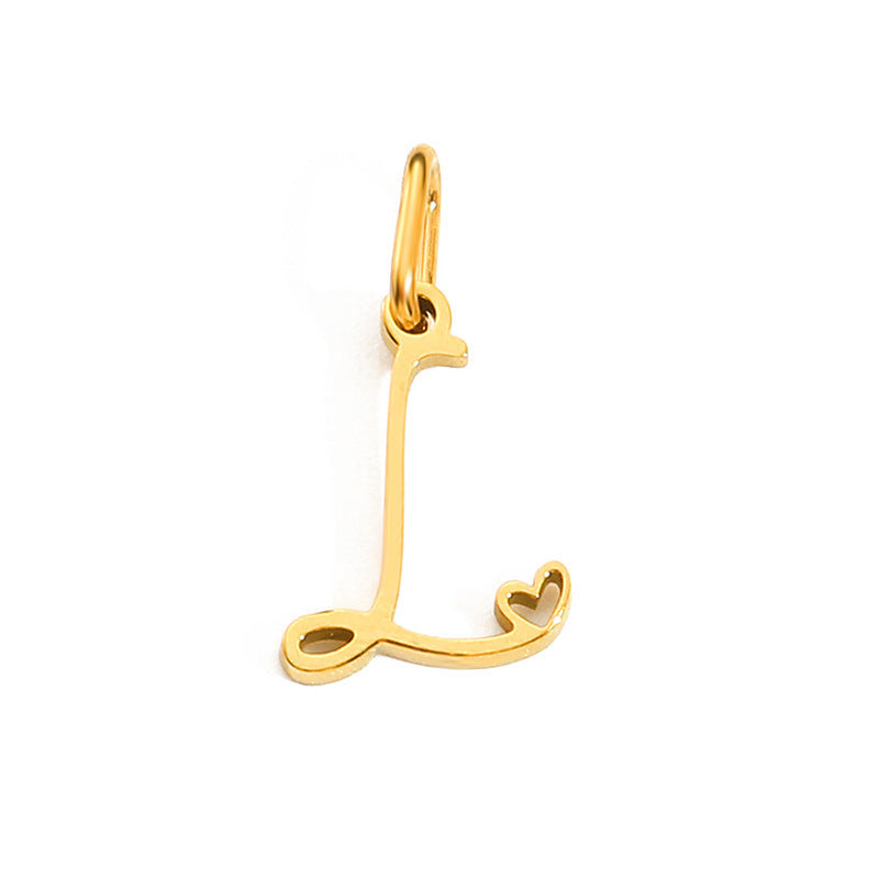 Cursive Letter Charm