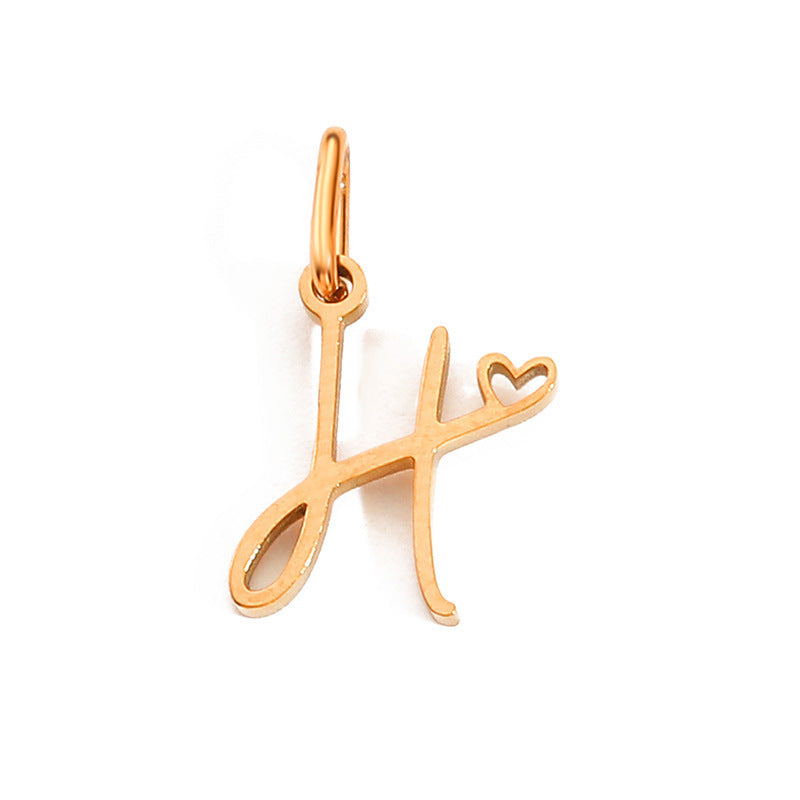 Cursive Letter Charm
