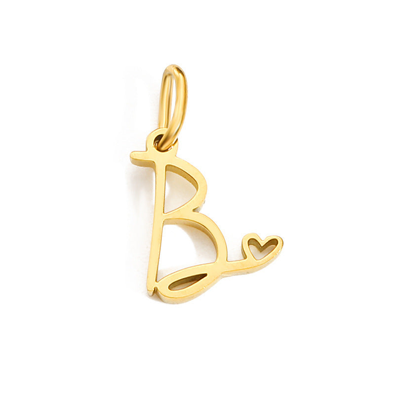 Cursive Letter Charm
