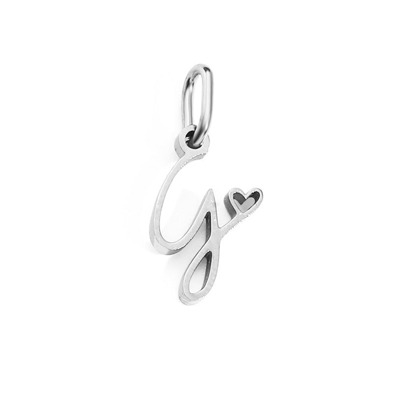 Cursive Letter Charm