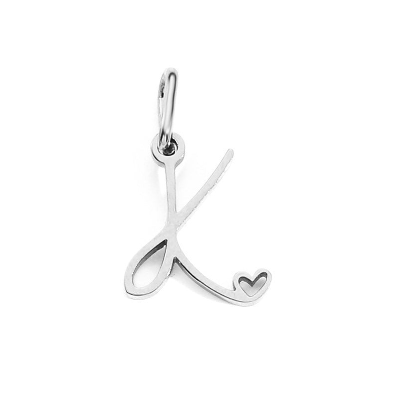 Cursive Letter Charm