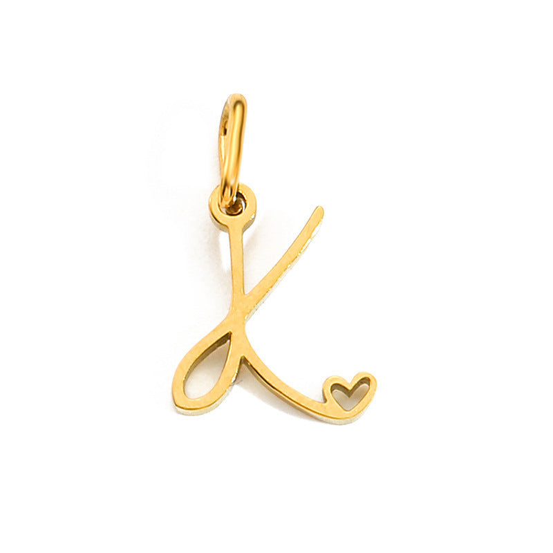 Cursive Letter Charm