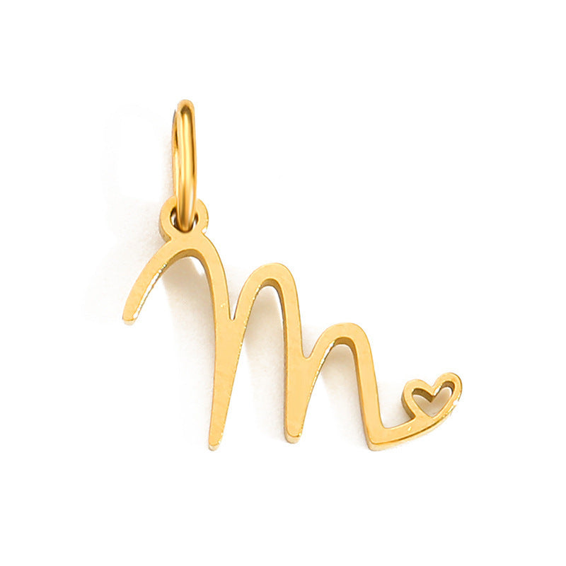 Cursive Letter Charm