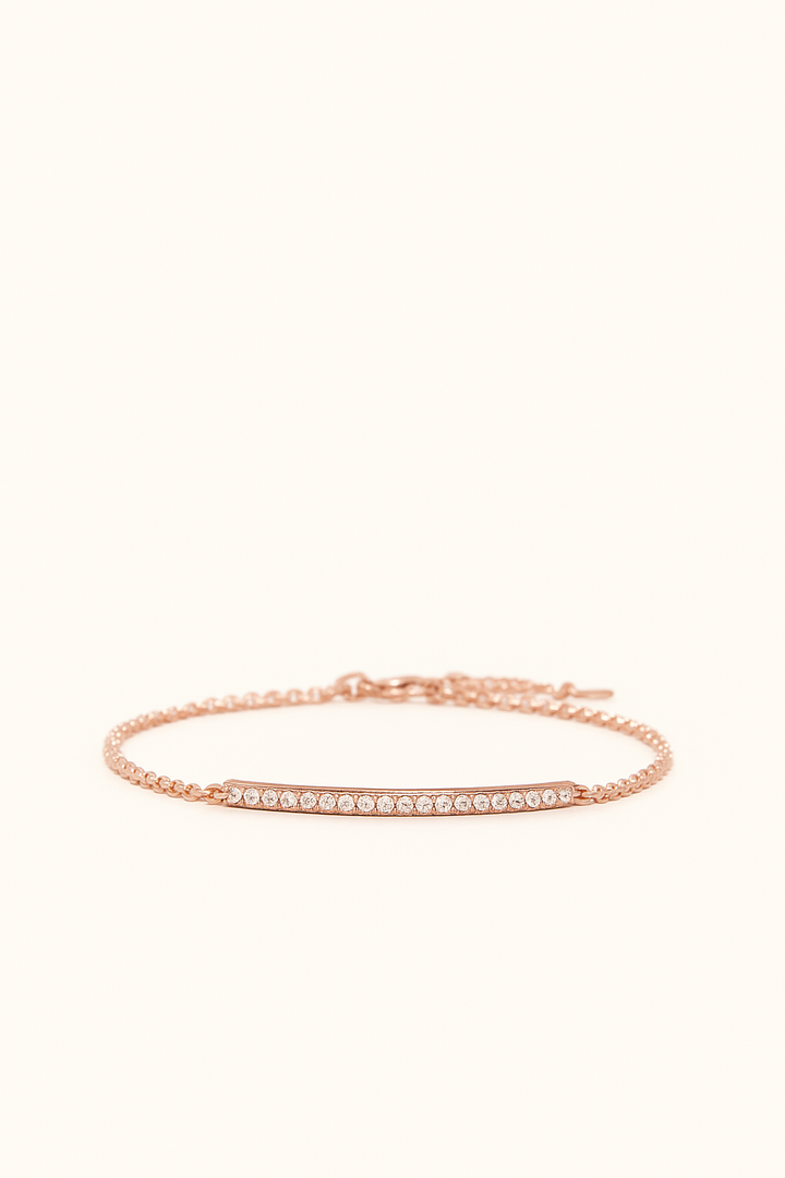 Pave Diamond Bar Bracelet