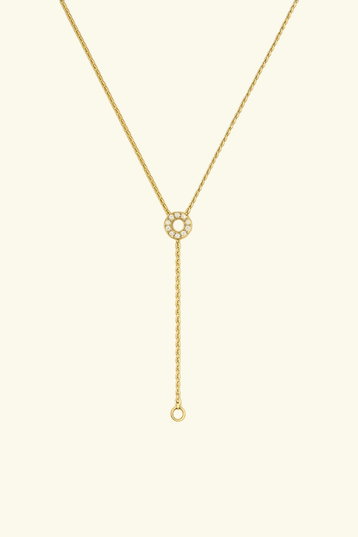 Halo Lariat Necklace