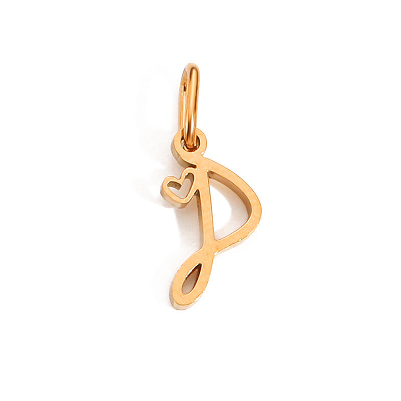 Cursive Letter Charm